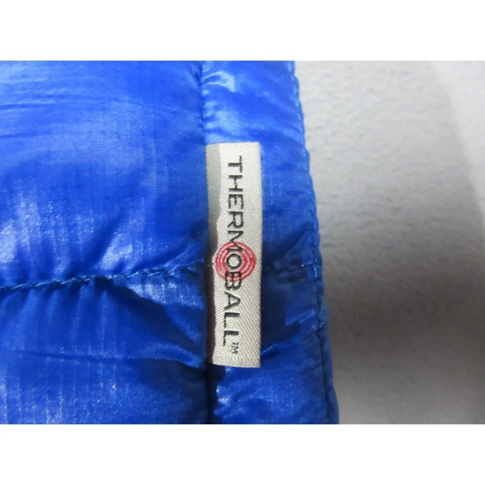 The North Face ThermoBall Vest Mens XL Blue Quilted Puffer Royal Blue Outdoor
